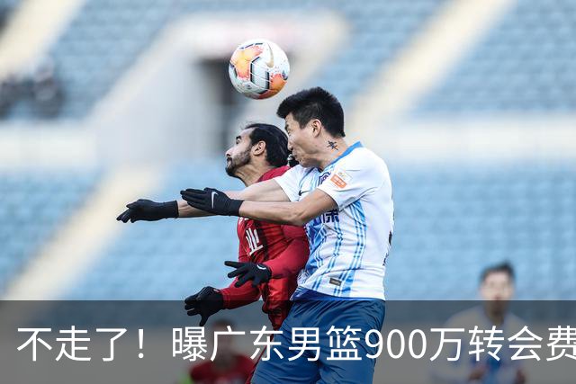 不走了！曝广东男篮900万转会费签下昔日状元内线，杜锋拒绝摆烂